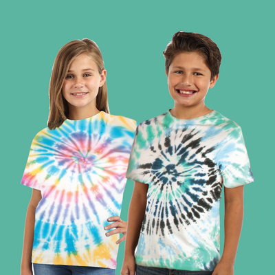 Kids Tie-Dye Short Sleeve T-Shirt (Style # 117)
