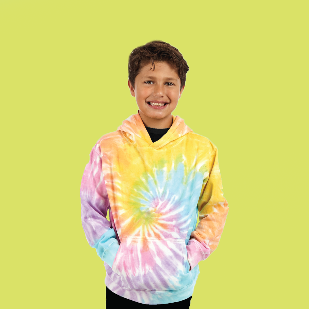 Yellow tie sales dye hoodie