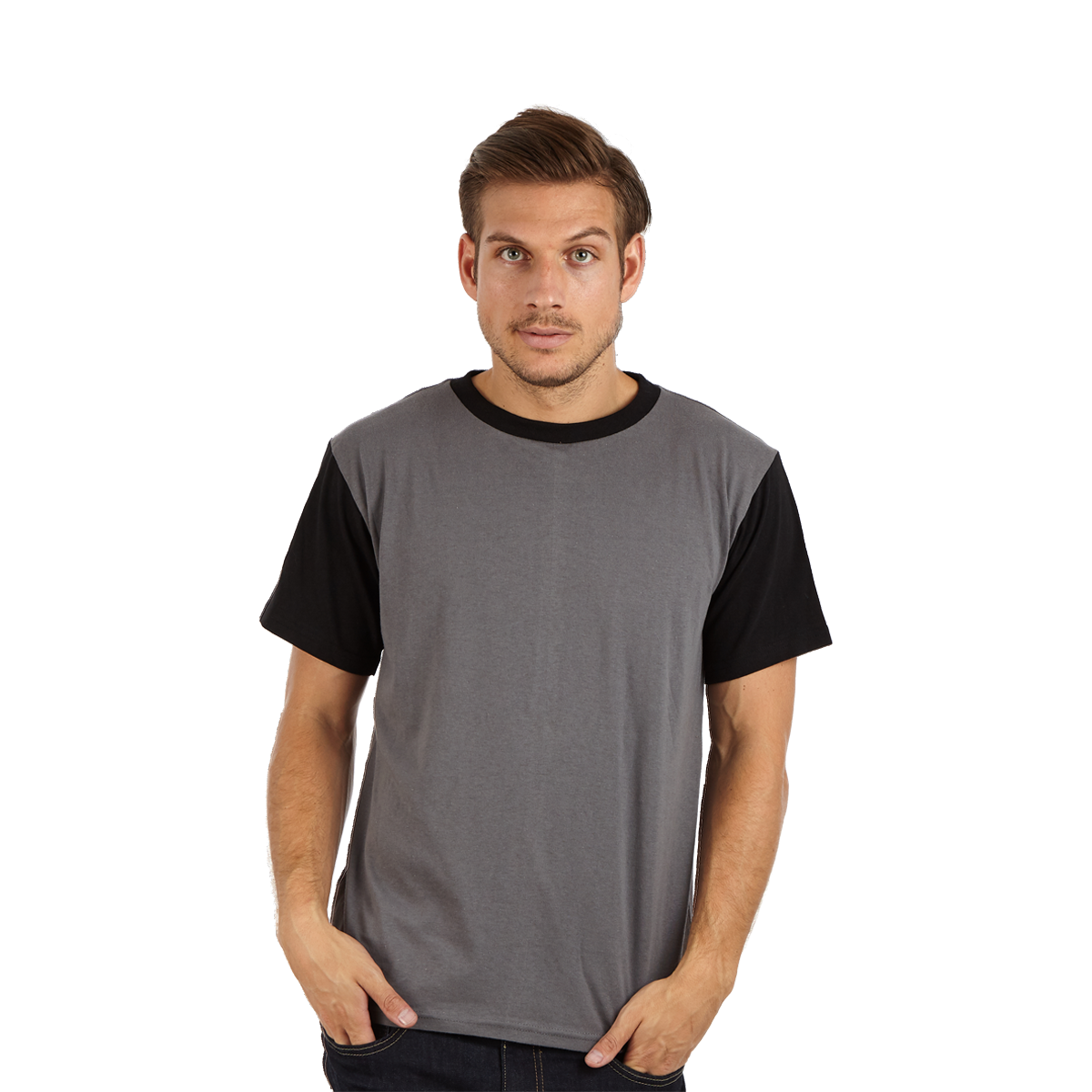 Adults Short Sleeve 2 Tone T Shirts Style 110 Tipsy Inc. USA