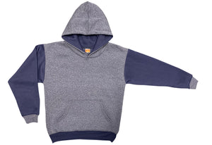 Kids Heathered Hooded P/O Sweatshirt (Style# 468)