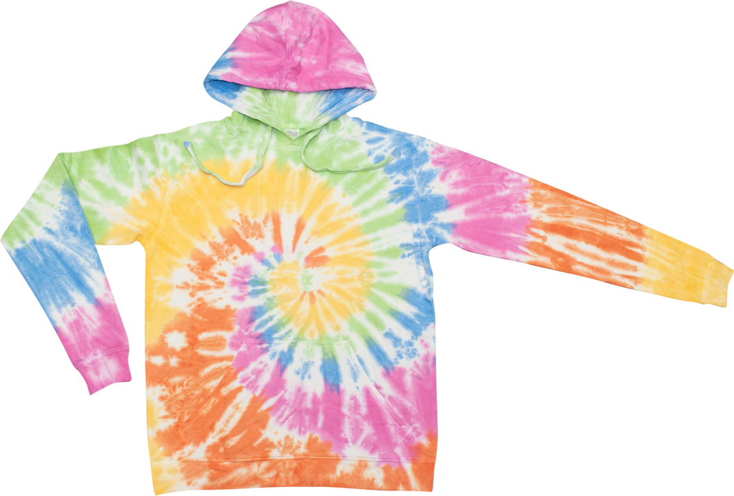 Adults Tie Dye Pullover Hooded Fleece (Style #788)