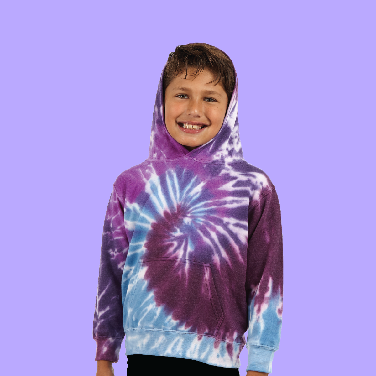 Kids Tie Dye Hoodie  Fleece Hoodie (Style #789) – Tipsy Inc. USA